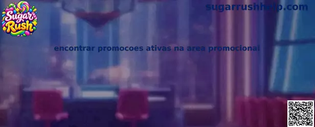 Encontrar promoções ativas na área promocional Sugar Rush